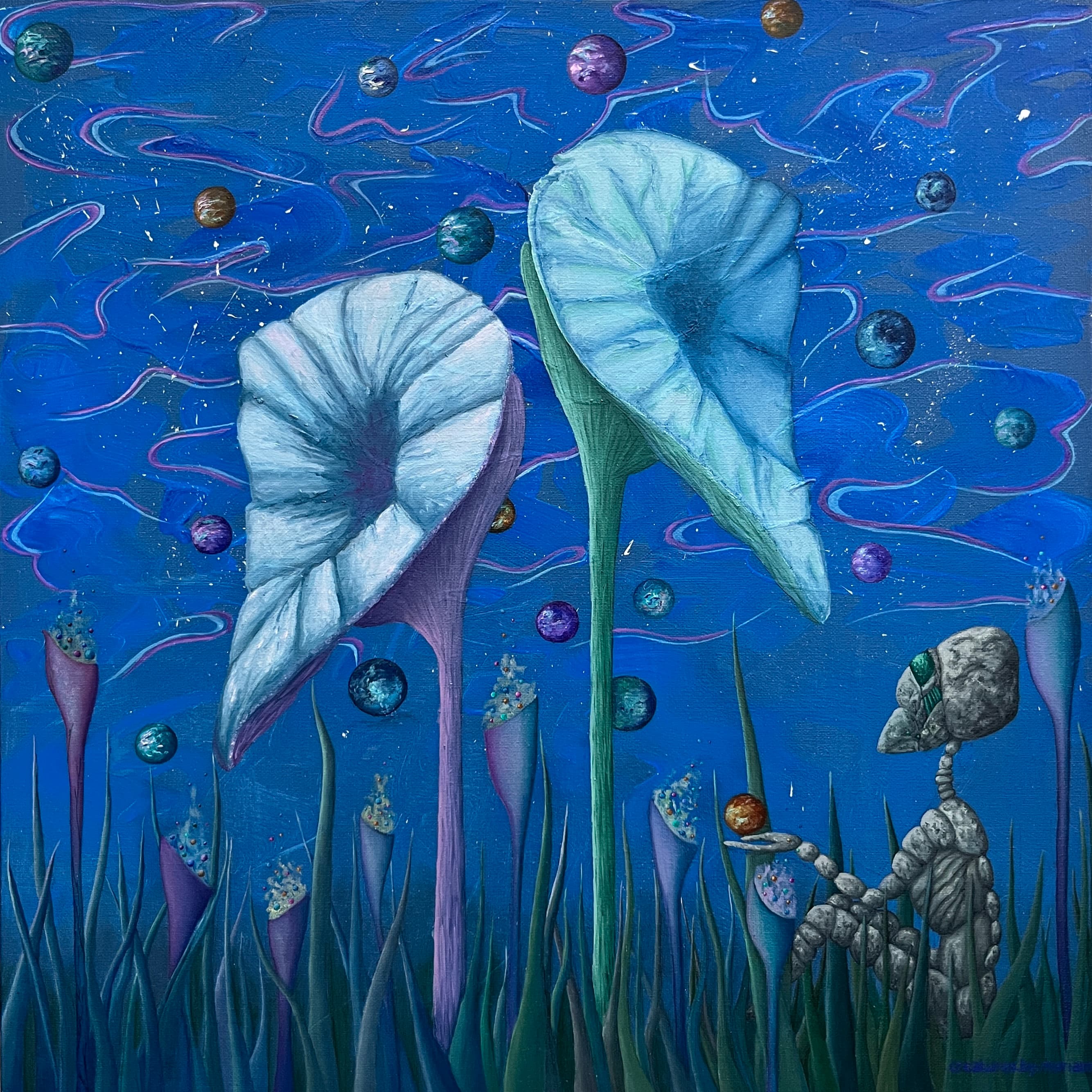 Garden of Giants original painting