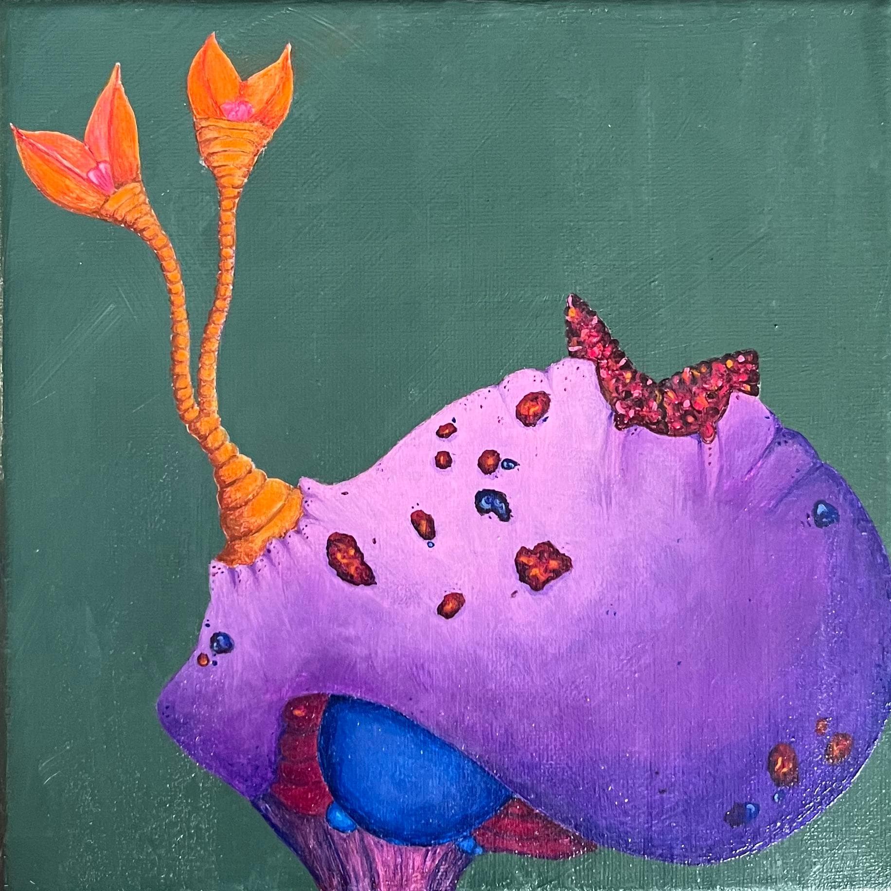 The Pollinator, painting by Mariam Muravei-Olkhovaia